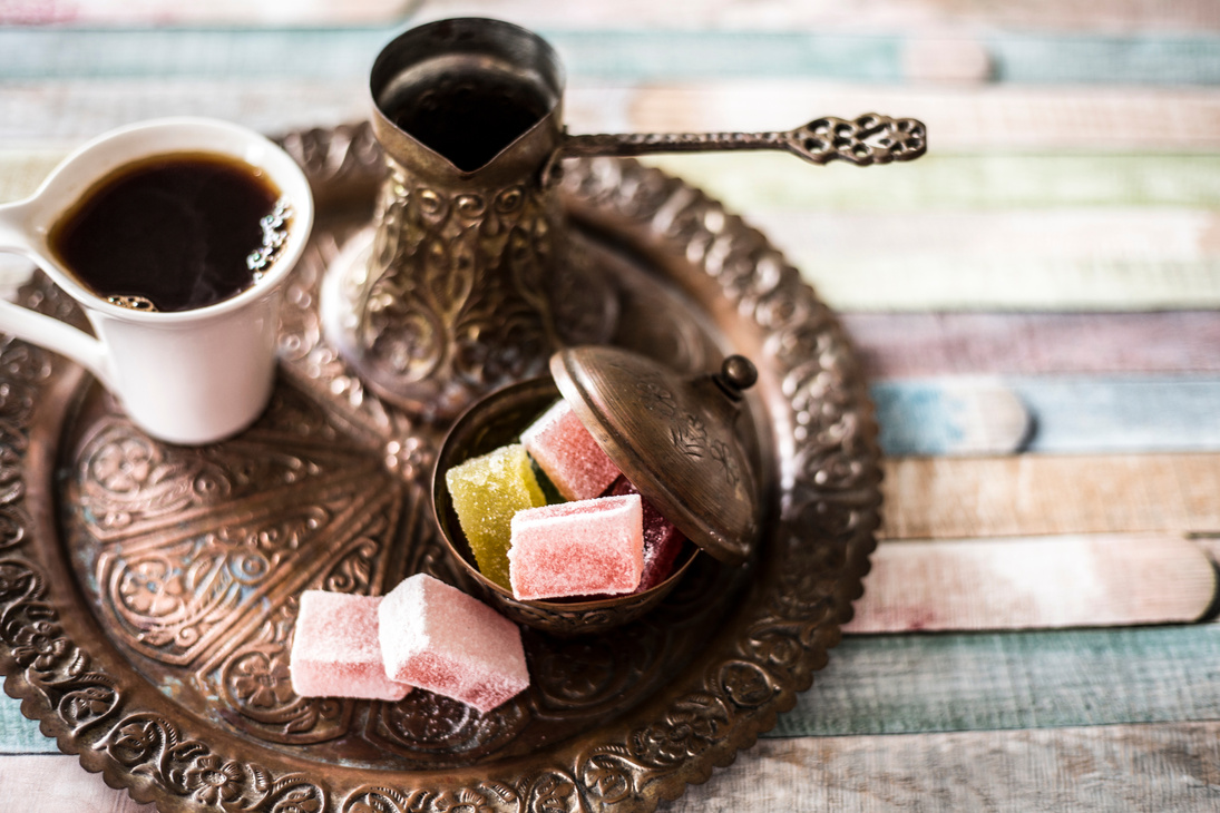 Turkish coffee and Turkish delight